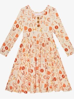 EUC Posh Peanut Alphabet Medley Twirl dress 5T  worn once